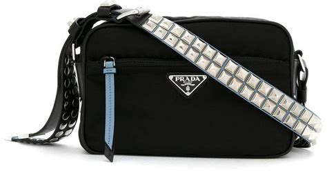 prada studded frame bag|Prada cross body bag black.